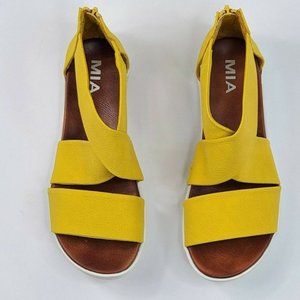 MIA Sandy Shoes Cross Strap Flat Sandals S…